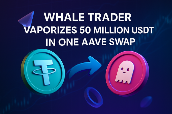Whale Trader Vaporizes 50 Million USDT In One Aave Swap