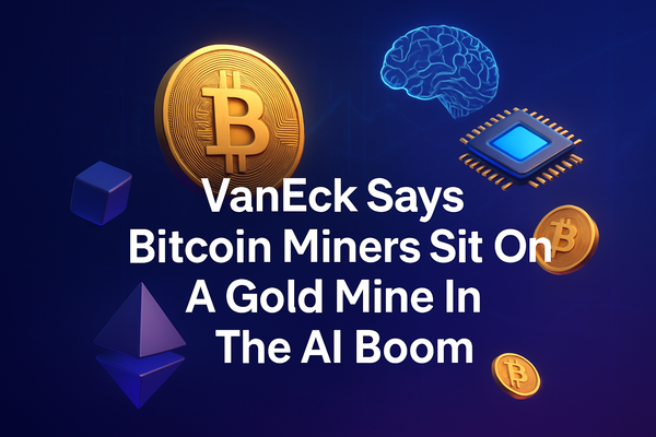 VanEck Says Bitcoin Miners Sit On A Gold Mine In The AI Boom